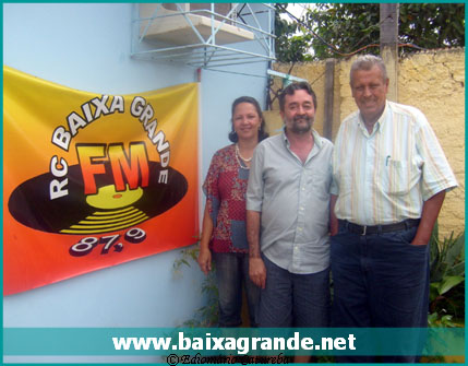 Prefeito Gilvan Rios participa de entrevista na rádio comunitária Baixa Grande FM