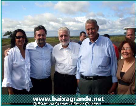 Jaques Wagner Governo da Bahia visita Baixa Grande na comemorações dos 124 anos