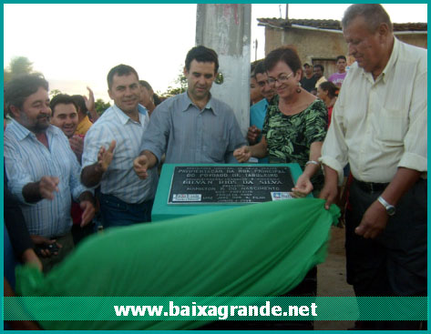 Inauguração do Calçamento em Tabuleiro