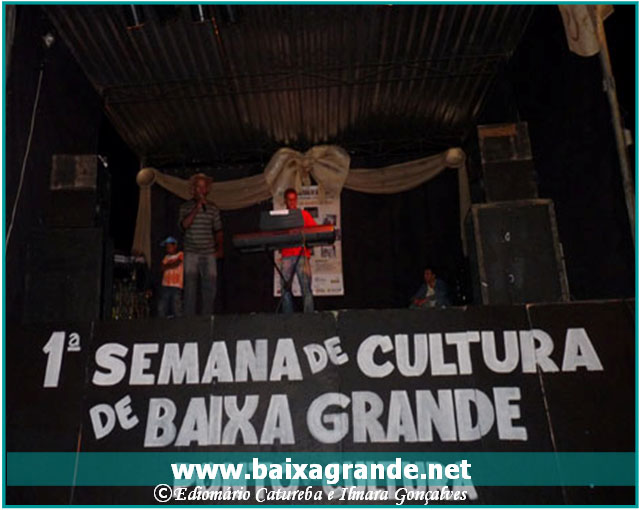 STR Realiza a I Semana de Cultura de Baixa Grande
