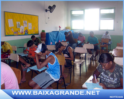 Olimpíada de Matemática tem a participação de estudantes de Baixa Grande