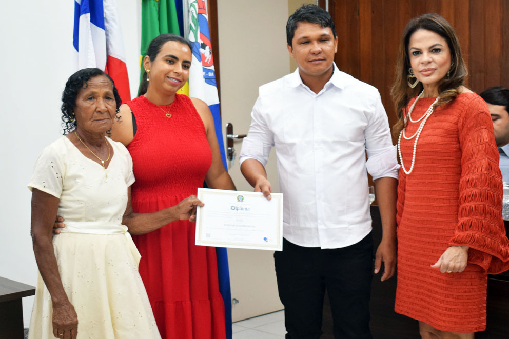 Cerimonia para diplomação dos eleitos de 2024 em Baixa Grande